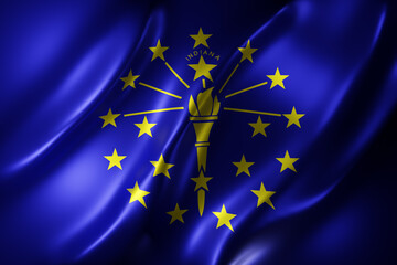 Indiana State flag - 532400277