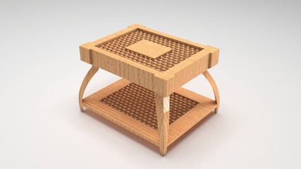Arabesque table wooden high resolution 