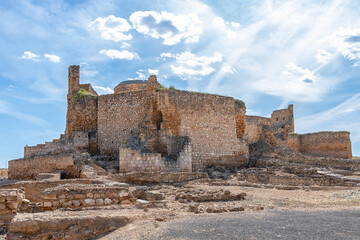 Archaeological Park of Calatrava la Vieja, it is Arab in origin.The building incorporates a major water defence system, in combination with various walls and barriers.