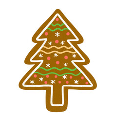 Christmas Tree Gingerbread Cookie