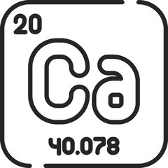 periodic table icon