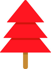 decorative Christmas tree illustration
