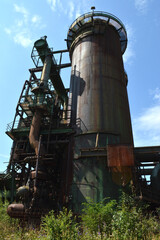 Stillgelegtes Stahlwerk Phönix in Dortmund, Deutschland.
