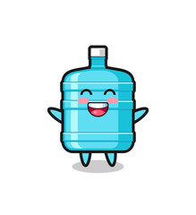 happy baby gallon water bottle cartoon character