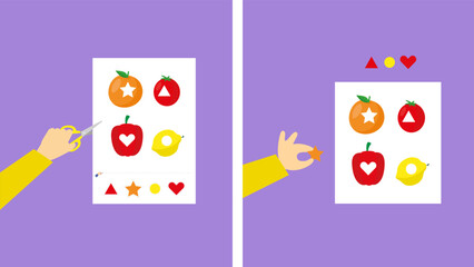 homemade board game pick up a piece