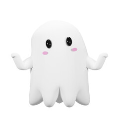3D Hallowen Icon Ghost