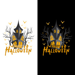 Vector Happy Halloween design background illustrations