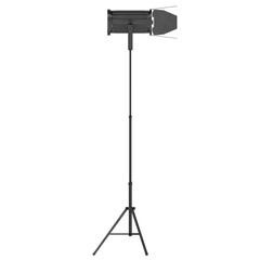 3D rendering illustration of a dmx stage light on tripod