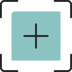 Obraz premium video editing icon