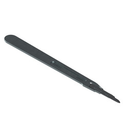 3D rendering illustration of a disposable scalpel