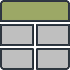 Fototapeta na wymiar web grid icon