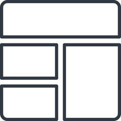 Obraz premium web grid icon
