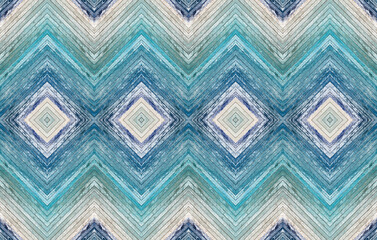 Obraz premium Fond bois bleu marqueterie 