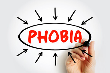 Phobia - anxiety disorder defined by a persistent and excessive fear of an object or situation,...
