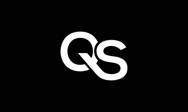  Alphabet letter icon logo QS 