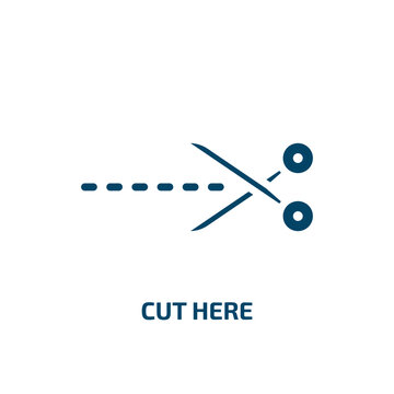 Cut Guide Icon Cut Here Icon