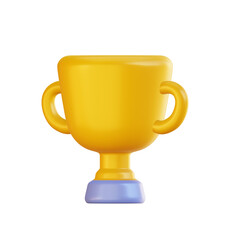 3D trophy icon