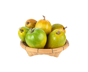 Canistel isolated on a white background