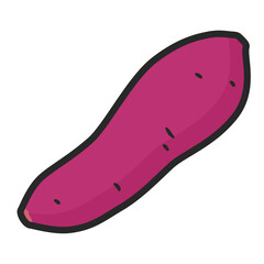 野菜イラスト　サツマイモ.