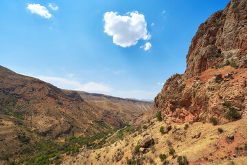 Gorge at Yeghegnadzor district in Armenia