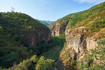 Gorge of the Vorotan River near Tatev, Armenia