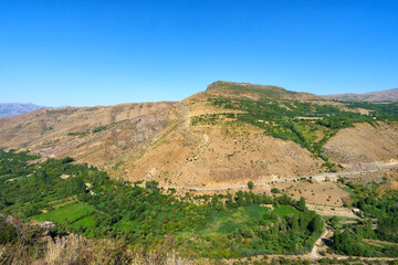 Green valley in Vayots Dzor province, Armenia