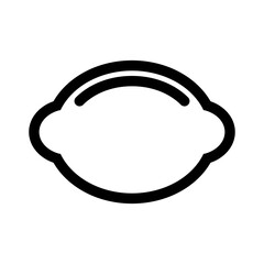 Lime icon with a line style that is suitable for your modern business