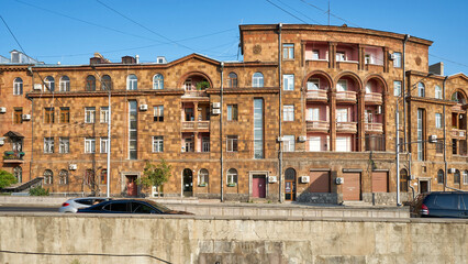 Obraz premium Old houses in Yerevan, Armenia