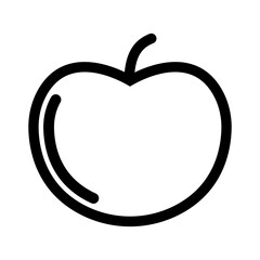 Apple icon with a line style that is suitable for your modern business