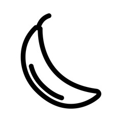 Banana icon with a line style that is suitable for your modern business