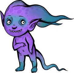 Obraz premium Cartoon halloween character