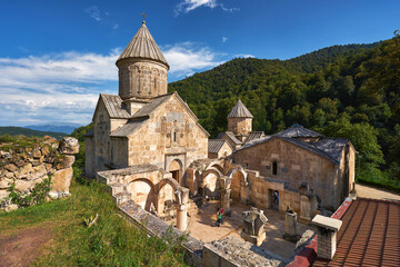 Haghartsin monastery near Dilijan, Armenia.  - obrazy, fototapety, plakaty