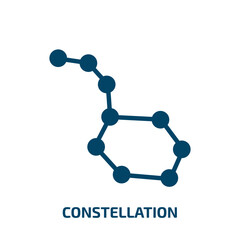 constellation icon from astronomy collection. Filled constellation, planet, astrology glyph icons isolated on white background. Black vector constellation sign, symbol for web design and mobile apps