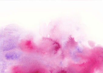 Watercolor abstract romantic background