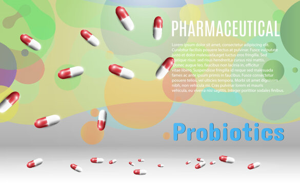 
Image with probiotics in capsules.
