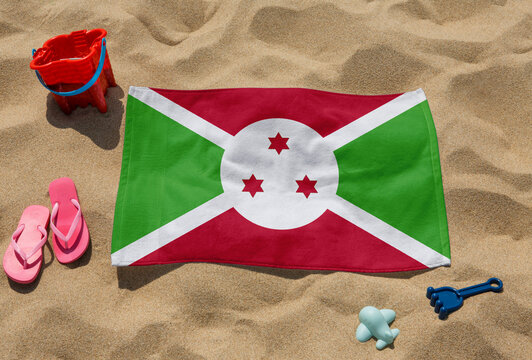 Beach Towel - Flag of Burundi