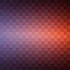 Dark red blue checkered geometric empty background. Abstract wicker textured graphic.