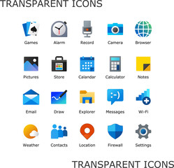 desktop, icon, set, icons, vector, web, business, symbol, internet, computer, button, illustration, design, sign, media, communication, technology, flat, mobile, music, mail, camera, video, phone, ban