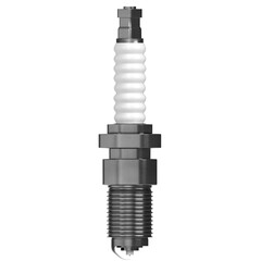 3D rendering illustration of an engine spark plug