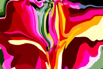 VIBRANT FLOWING ABSTRACT DIGITAL ART BACKGROUND