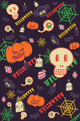 Halloween pattern
