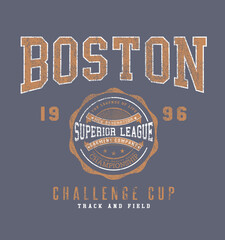 Retro college varsity typography california slogan print, vector illustration, for t-shirt graphic.