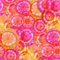 seamless pattern with watercolor spots