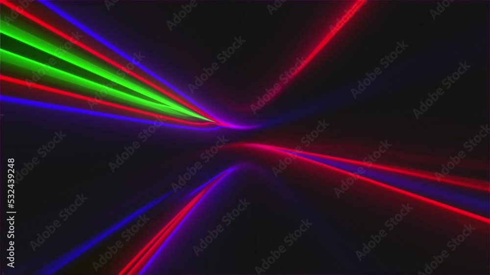 Poster abstract glow lines. computer generated 3d render