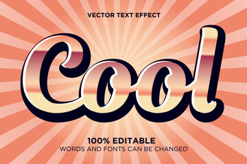 Editable text effect cool design 