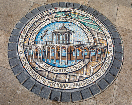 Pavillion or Central Bandstand Mosaic in Herne Bay, Kent