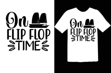 On flip flop time svg design
