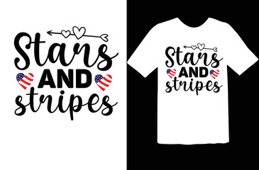 Stars and stripes svg design