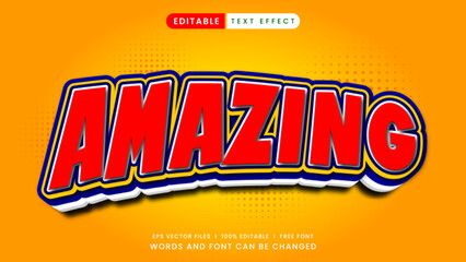 Amazing Cartoon Editable Text Effect