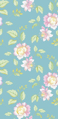 Classic Popular Flower Seamless pattern background.
Perfect for wallpaper, fabric design, wrapping paper, surface textures, digital paper.
